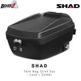 Shad E09 Tas Tank Bagasi Motor / Tank bag Motor Click System
