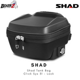 Shad Tank Bagasi Motor E03CL (Click System Series) / Tank bag Motor Click System
