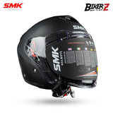 SMK Helmet Half Face GTJ Solid Matte Black - L