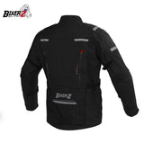 Jaket Touring Ride BikerZ - Grey Black, 4XL