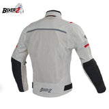 Jaket Touring Desert Grey BikerZ - L