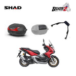 Motor Honda ADV 160 SHAD SH47 / PAKET Box Bracket + Backrest FULLSET