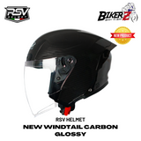 RSV Helmet Windtail Carbon Glossy