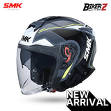 SMK HELMET HALF FACE GTJ TOURER GRAPHICS  (GL614)