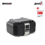 SHAD TOP CASE TERRA TR37 BLACK / TOP BOX TERRA UNTUK MOTOR TOURING