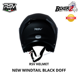 RSV Helmet Windtail Black Doff