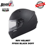 RSV Helmet FF500 Black Doff