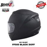 RSV Helmet FF500 Black Doff