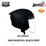 RSV Helmet Windtail Black Doff