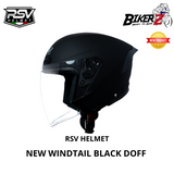 RSV Helmet Windtail Black Doff