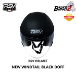 RSV Helmet Windtail Black Doff