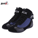 BikerZ Touring Boots Batu Black Blue