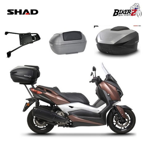 PAKET Box SHAD SH59, Backrest & Bracket untuk Motor XMAX 2017-Sekarang