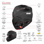 SMK HELMET FLIP UP GULLWING TEKKER (MA264)