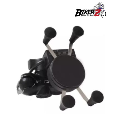 X Mobile Holder USB atau Phone Holder di Sepeda Motor