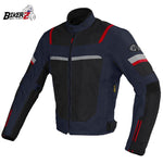 Jaket Touring Desert Black Blue BikerZ - XXL