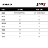 SHAD 4P SYSTEM SIDE FITTING SUZUKI V-STROM 250 SX/ BRACKET SAMPING