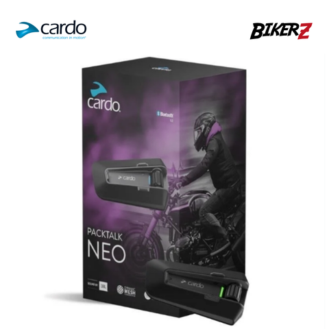 Cardo PackTalk NEO Single Motorcycle Intercom