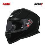 Full-Face SMK Helmet Nova Solid – Helm Full-Face Gloss Black (GL200)
