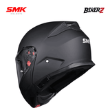 Flip-Up Helmet SMK Gullwing Matt Black-Modular (MA200)