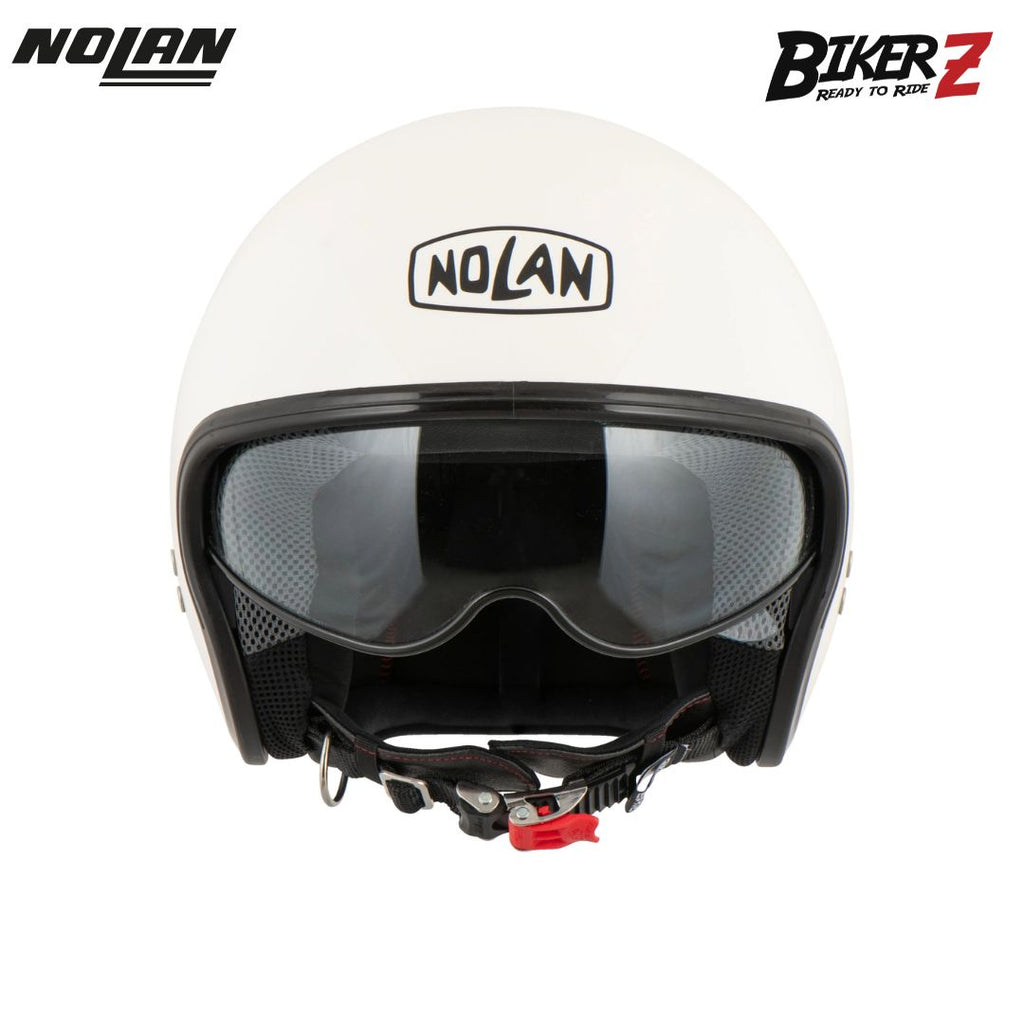 harga nolan helmet indonesia Nolan Helmet Original N21 Classic Metal White – BikerZ