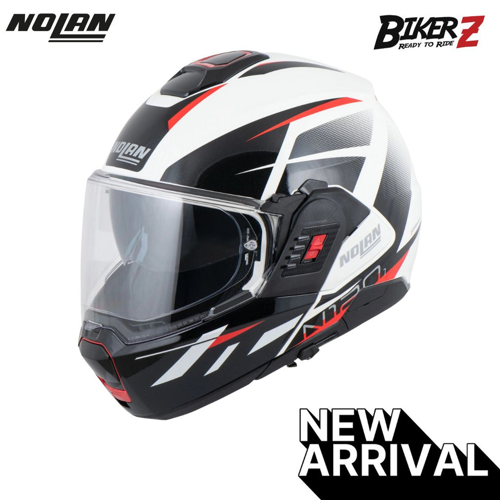 Nolan Helmet Original N120-1 Metal White – BikerZ