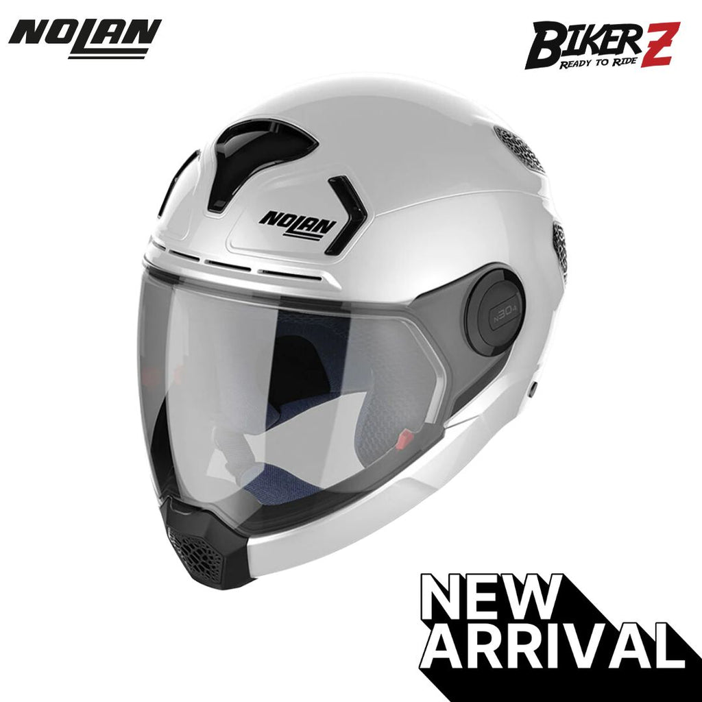 helmet nolan harga Nolan Helmet Original N30-4 VP Metal White – BikerZ