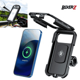 PHONE HOLDER CASE WATERPROOF WITH WIRELESS CHARGER & USB-C FAST CHARGE