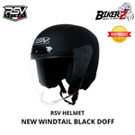 RSV Helmet Windtail Black Doff