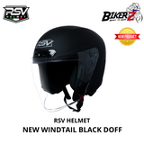 RSV Helmet Windtail Black Doff