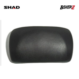 Black textured seat cover with SHAD and BikerZ branding on a white background