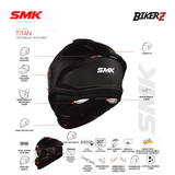 Modular Flip-Up SMK Helmet Gullwing Tourleader-Gloss Tourleader (MA-626)