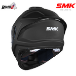 SMK Helmet Titan Fiberglass Unicolor Matt Black