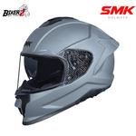 SMK Helmet Titan Fiberglass Unicolor Nardo Grey (GLDA600)