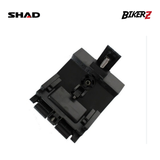 Black mechanical component on a white background with SHAD and BikerZ branding.