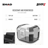 Shad Top Case TR41 Terra Aluminium
