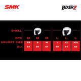 Modular Flip-Up SMK Helmet Gullwing Tourleader-Gloss Tourleader (MA-626)