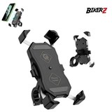 X-Grip Phone Holder with Wireless Charger + QC3.0 Charger HB + MI Dual Charging