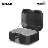 SHAD TOP CASE TERRA TR37 BLACK / TOP BOX TERRA UNTUK MOTOR TOURING