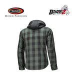 HELD 62010 LUMBERJACK II FOR BIKERS / JAKET TOURING MOTOR IMPORT - Black-Green, XXL