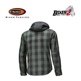 HELD 62010 LUMBERJACK II FOR BIKERS / JAKET TOURING MOTOR IMPORT - Black-Green, XXL