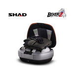 SHAD SH50 Top Case Box Motor Touring + Backrest