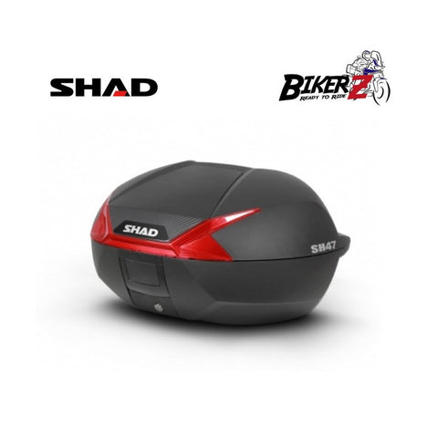 SHAD TOP CASE RED SH47 / BOX MOTOR TOURING