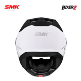 Helm SMK Gullwing GL100 White Glossy – Helm Modular Flip-Up SNI & DOT Indonesia