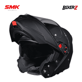 Flip-Up Helmet SMK Gullwing Matt Black-Modular (MA200)