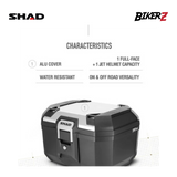 SHAD TR46 Terra Aluminium Top Case | Box Motor Adventure Premium Tangguh & Stylish