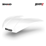 White motorcycle fender with SHAD branding on a white background