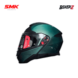 SMK Gullwing Unicolor GL500C Helm Modular Flip Up Dual Visor Touring Full Face