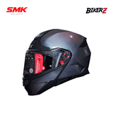 SMK Gullwing Unicolor GL900C Helm Modular Flip Up Touring Dual Visor Full Face